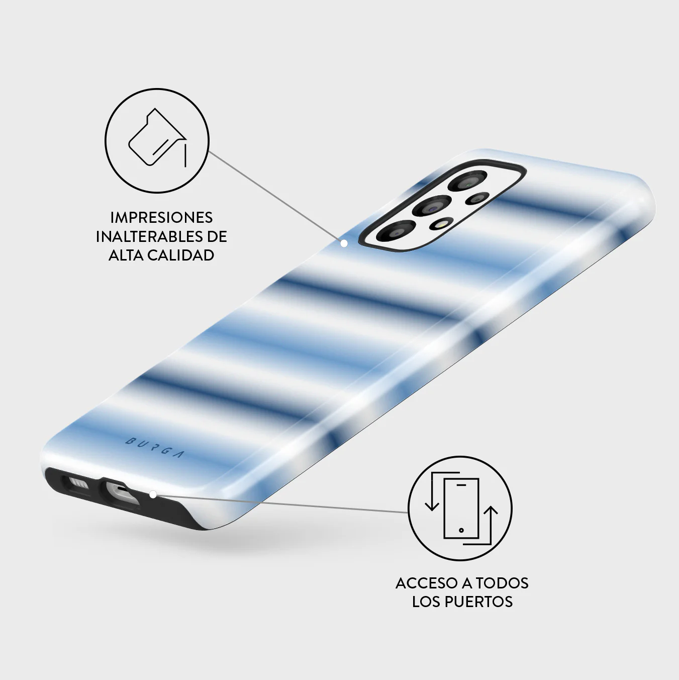 White Noise - Samsung Galaxy A33 Funda - Image 3