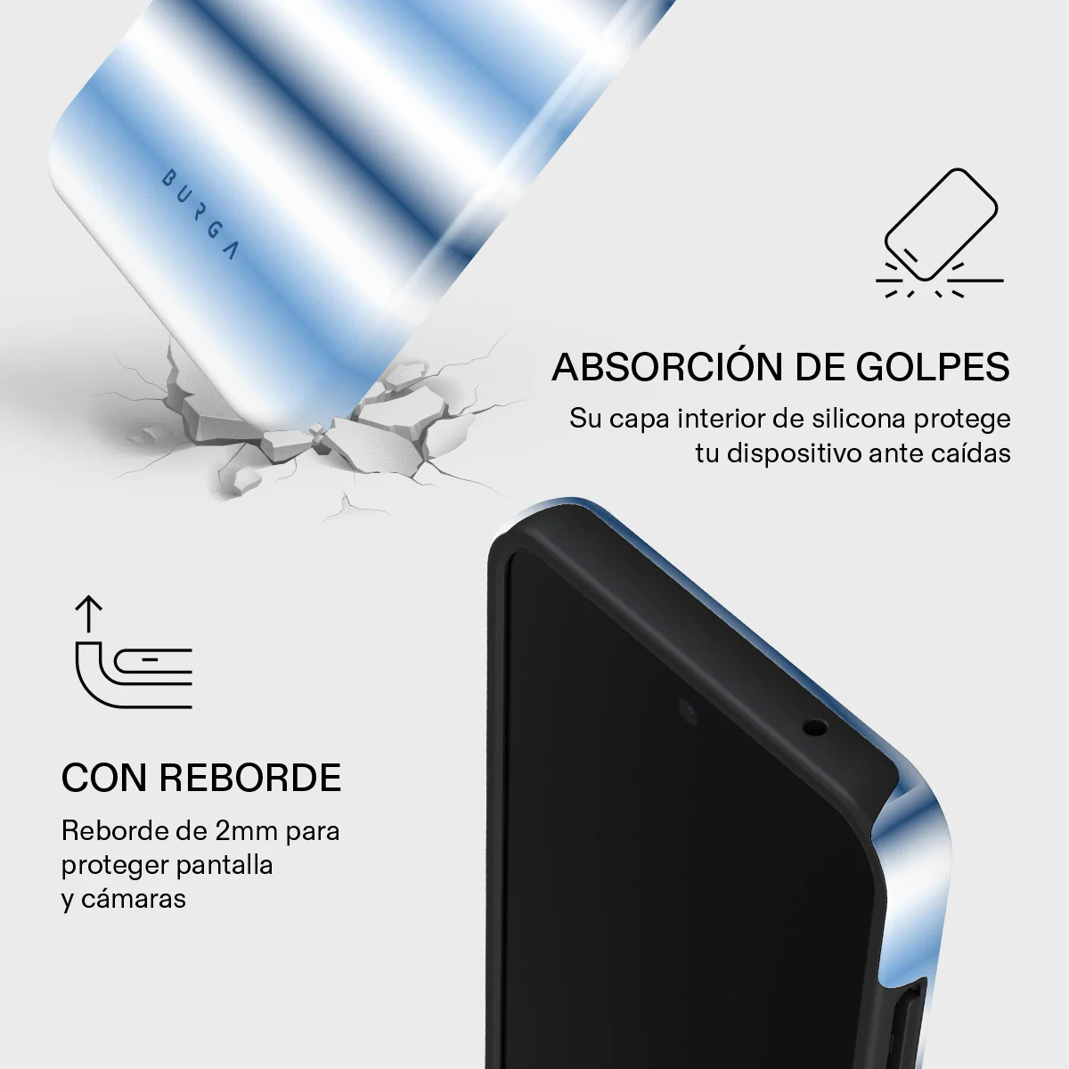 White Noise - Samsung Galaxy A35 Funda - Image 4
