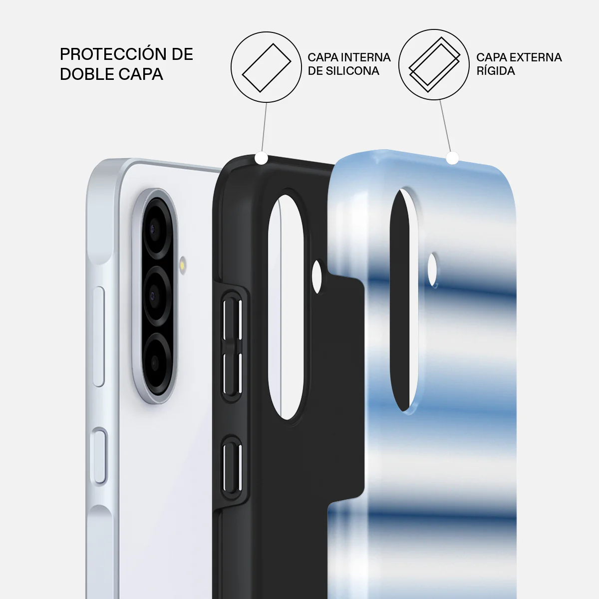 White Noise - Samsung Galaxy A36 5G Funda - Image 2