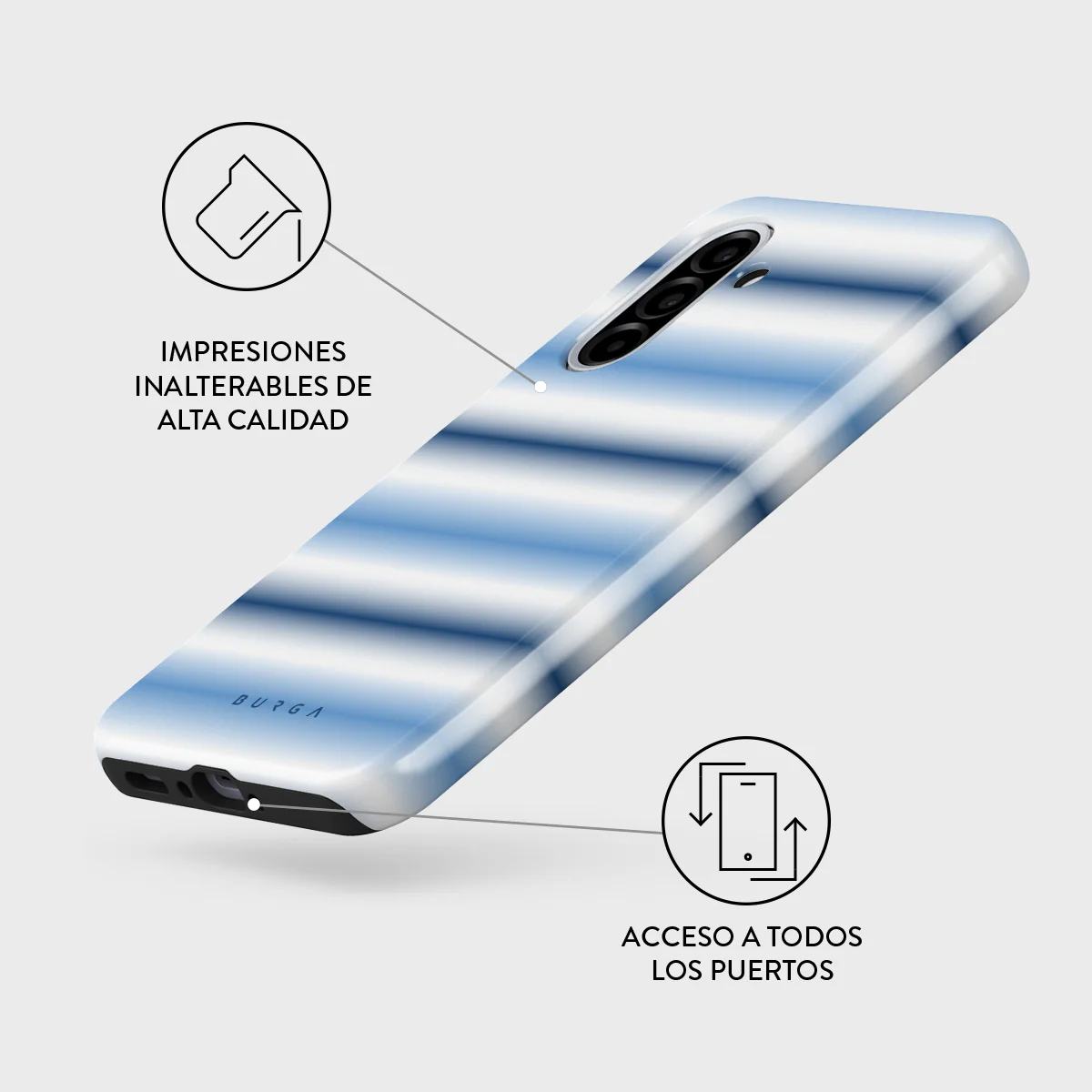 White Noise - Samsung Galaxy A36 5G Funda - Image 3