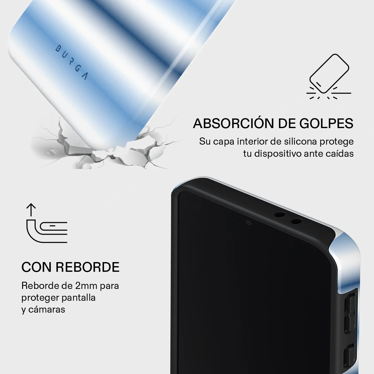 White Noise - Samsung Galaxy A36 5G Funda - Image 4