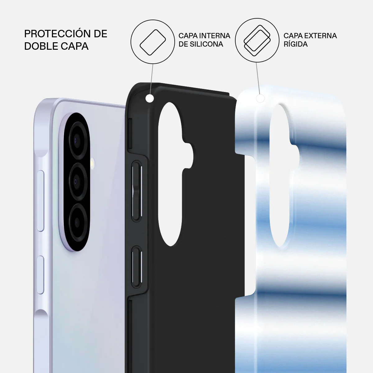 White Noise - Samsung Galaxy A37 5G Funda - Image 2