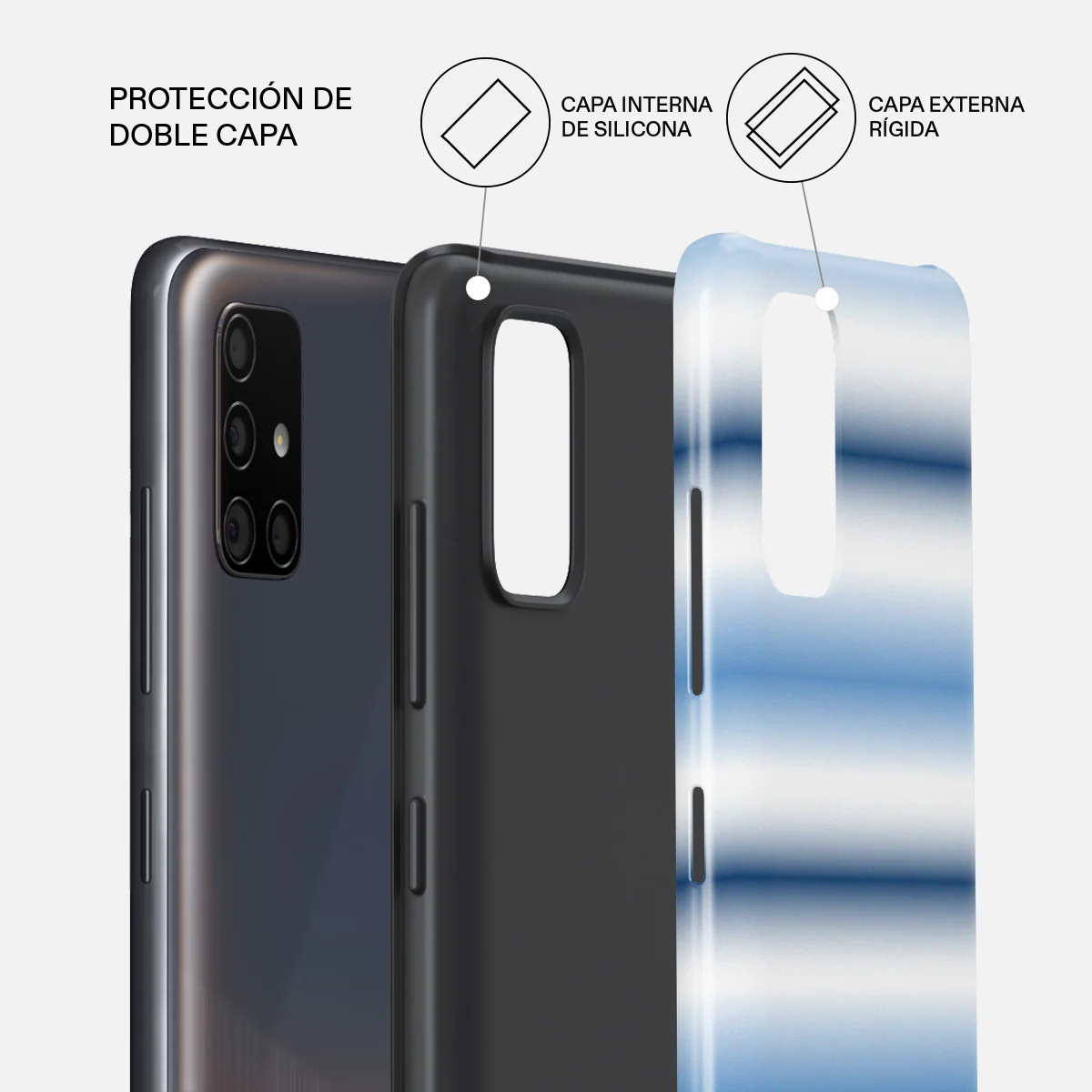 White Noise - Samsung Galaxy A71 4G Funda - Image 2
