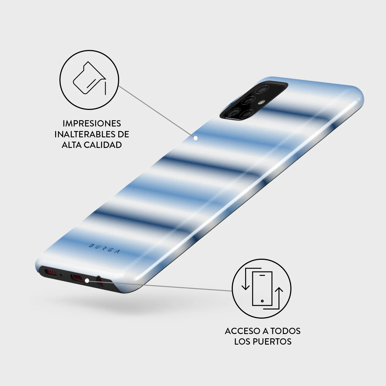 White Noise - Samsung Galaxy A71 4G Funda - Image 3