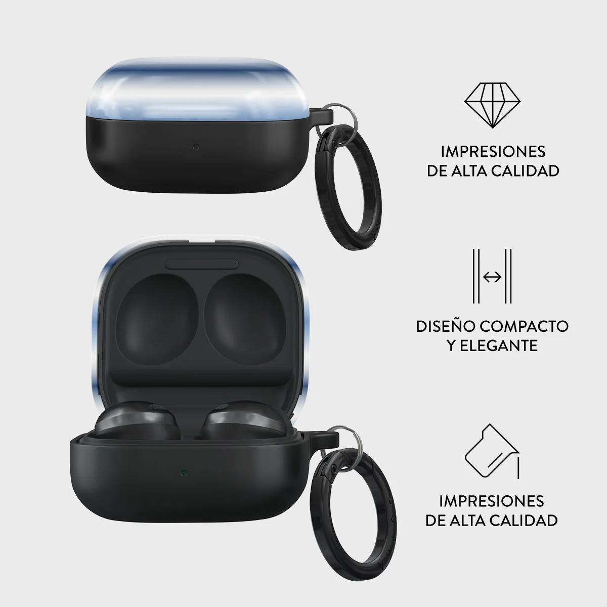 White Noise - Samsung Galaxy Buds 2 Funda - Image 4