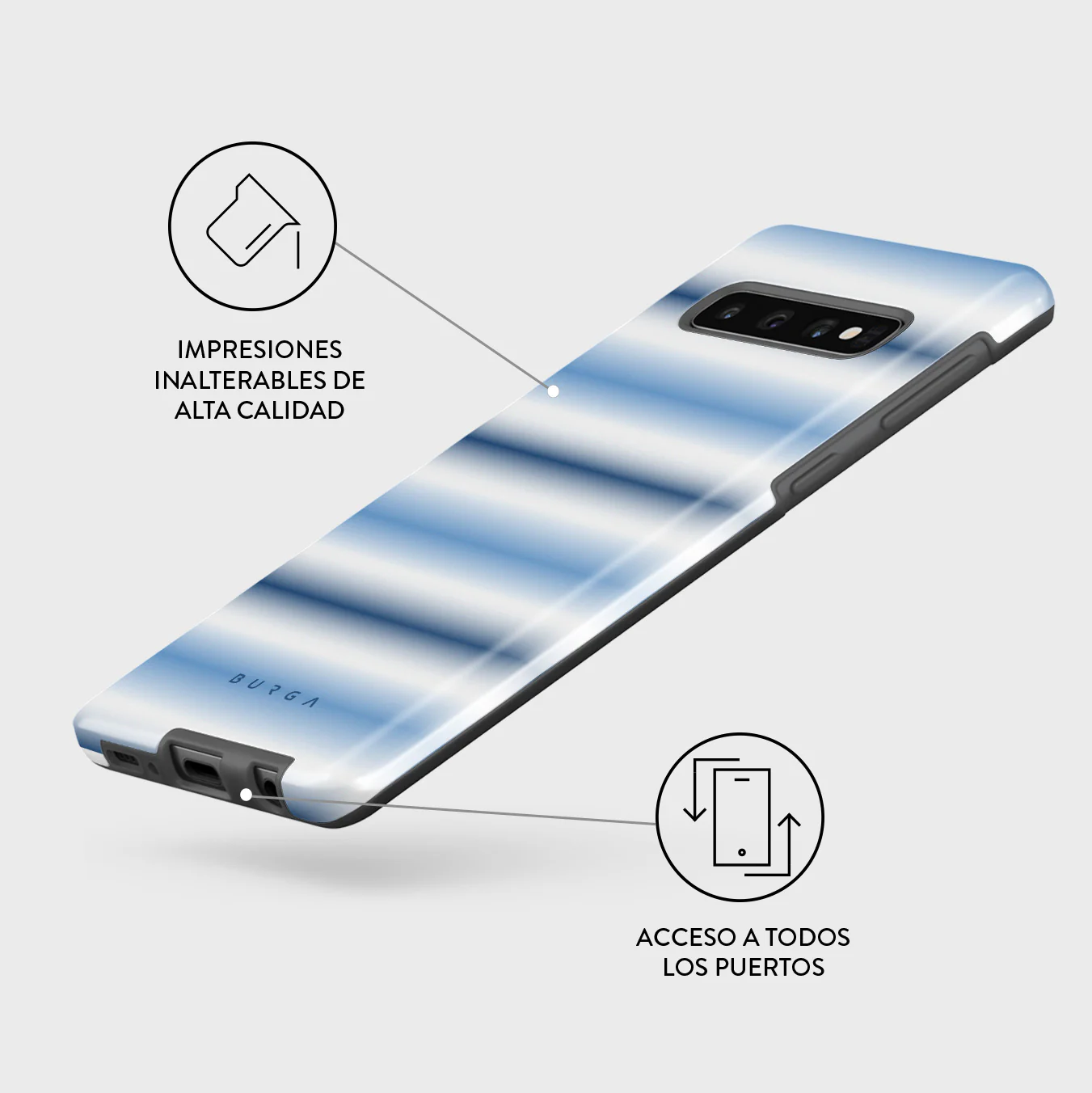 White Noise - Samsung Galaxy S10 4G Funda - Image 3