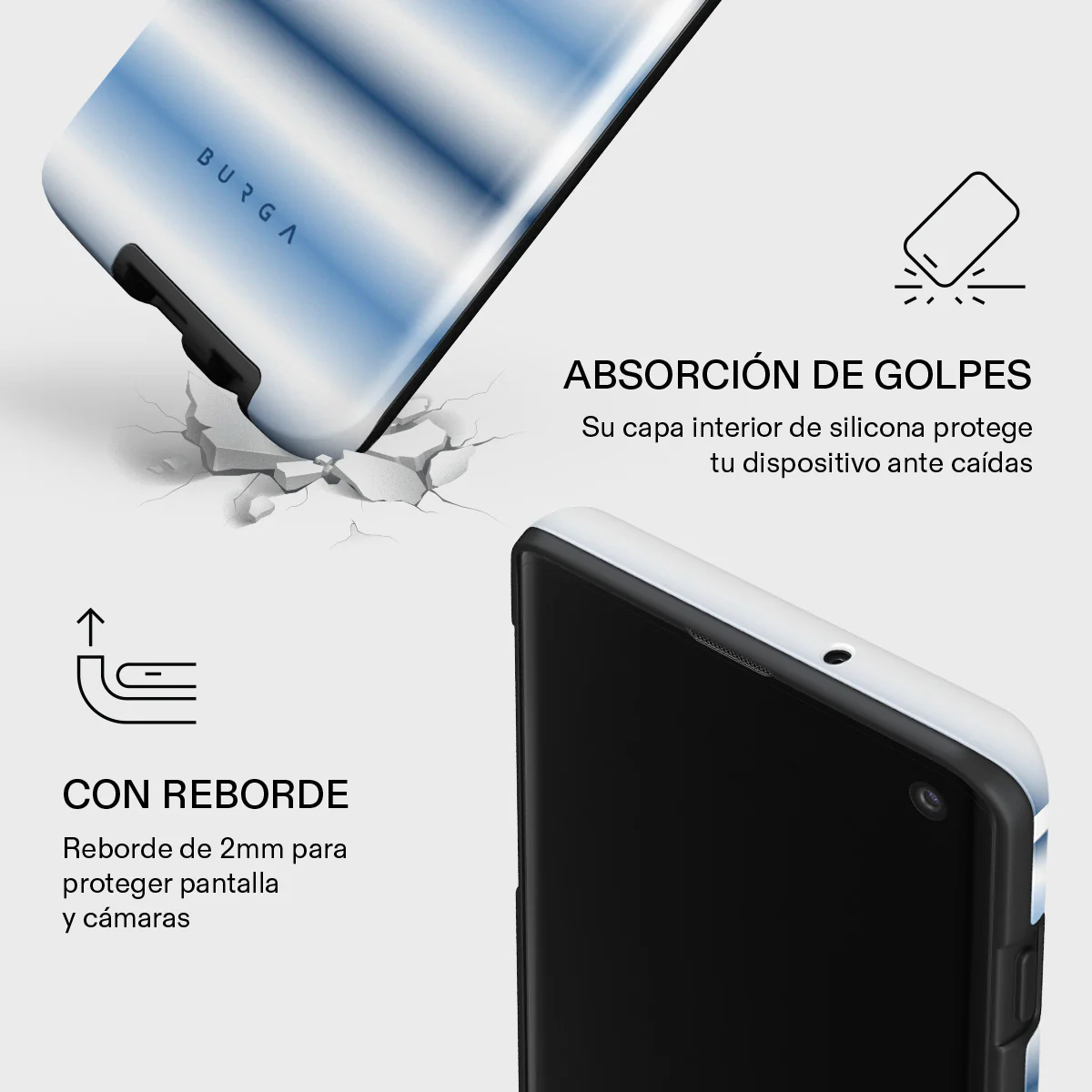 White Noise - Samsung Galaxy S10 4G Funda - Image 4