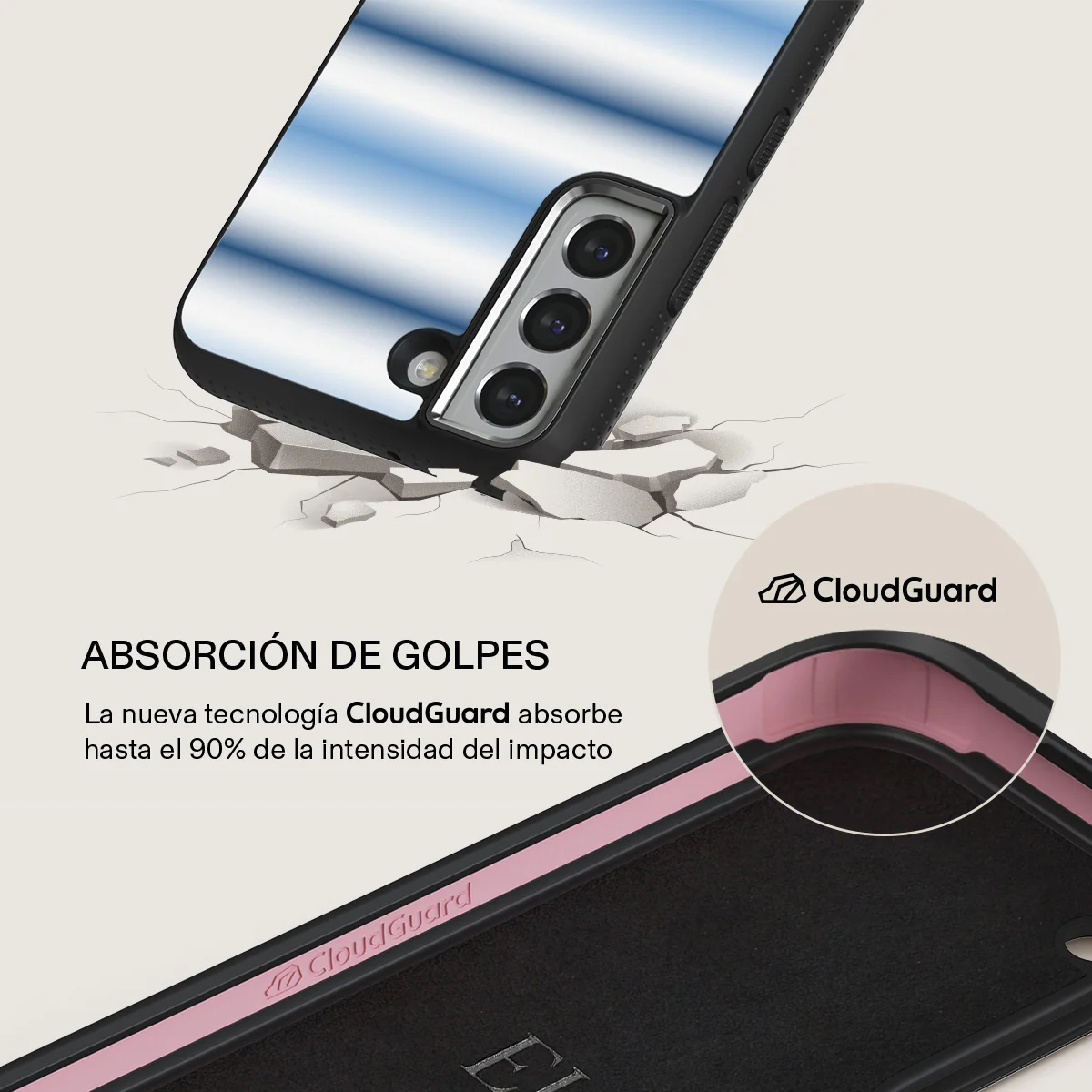 White Noise - Samsung Galaxy S22 Funda - Image 14
