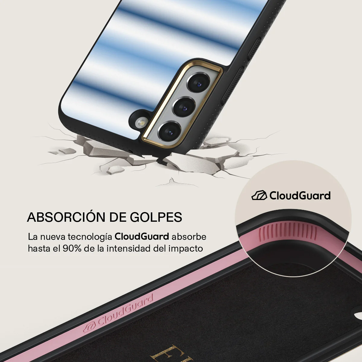 White Noise - Samsung Galaxy S22 Funda - Image 7