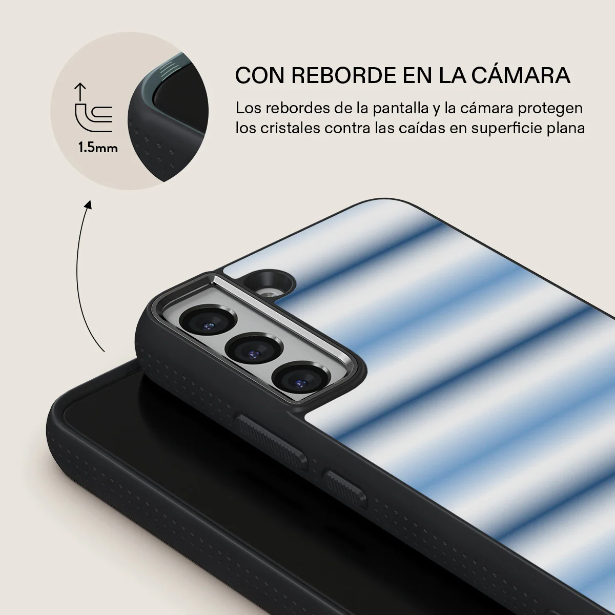 White Noise - Samsung Galaxy S22 Plus Funda - Image 15