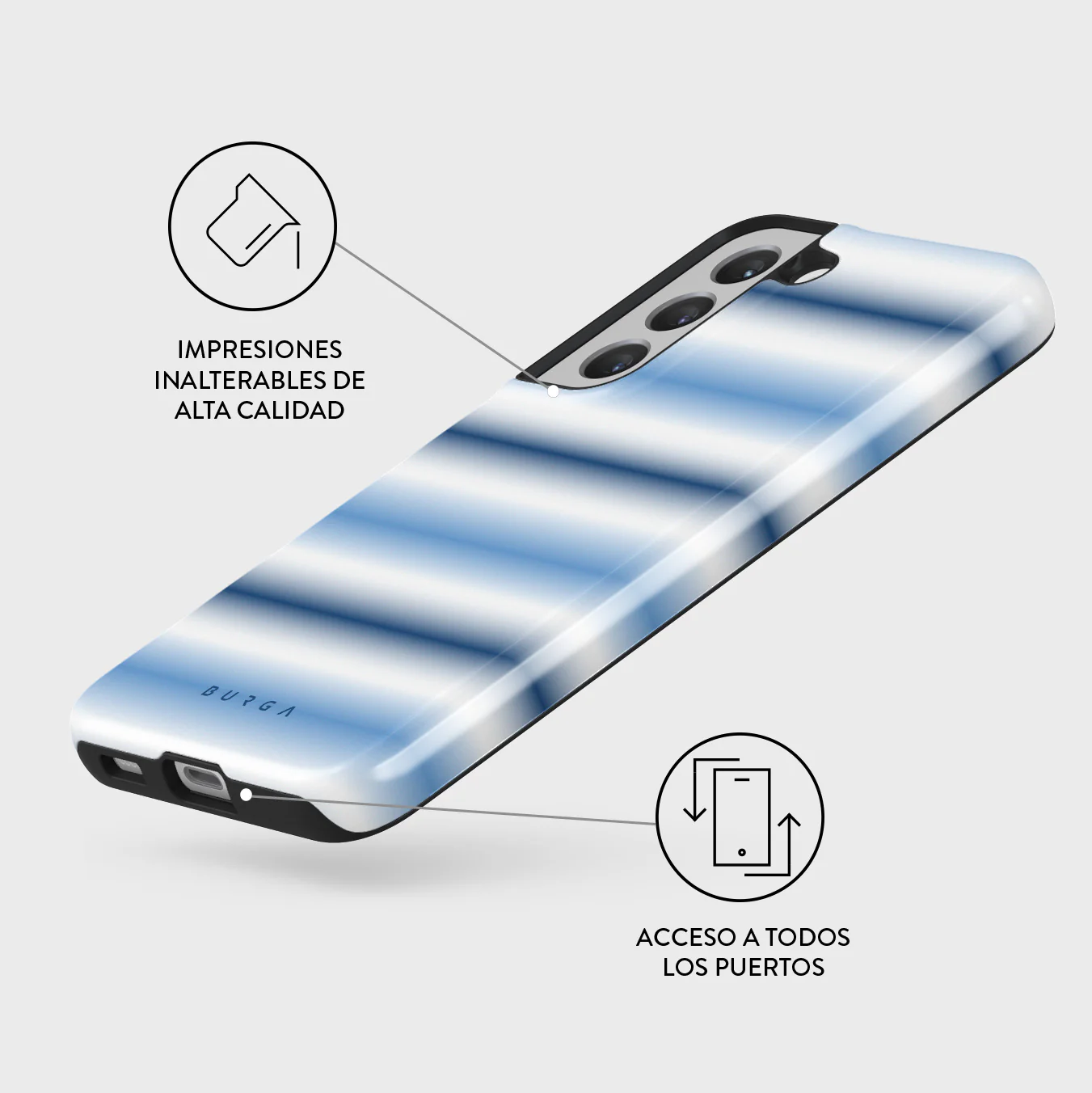 White Noise - Samsung Galaxy S22 Plus Funda - Image 3