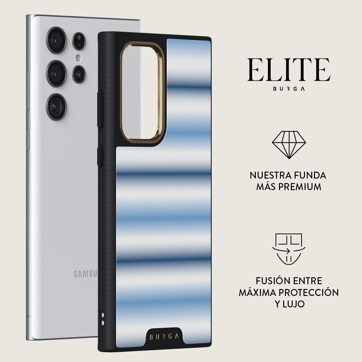 White Noise - Samsung Galaxy S22 Ultra Funda - Image 6