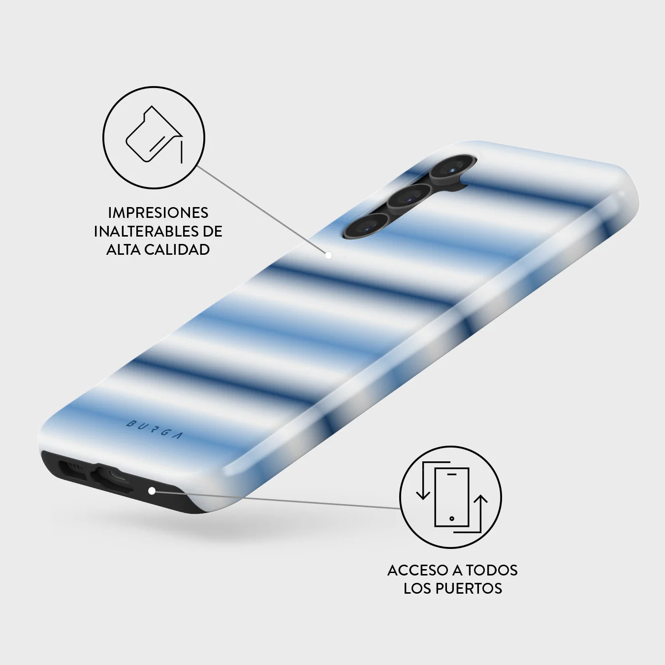 White Noise - Samsung Galaxy S23 FE Funda - Image 3