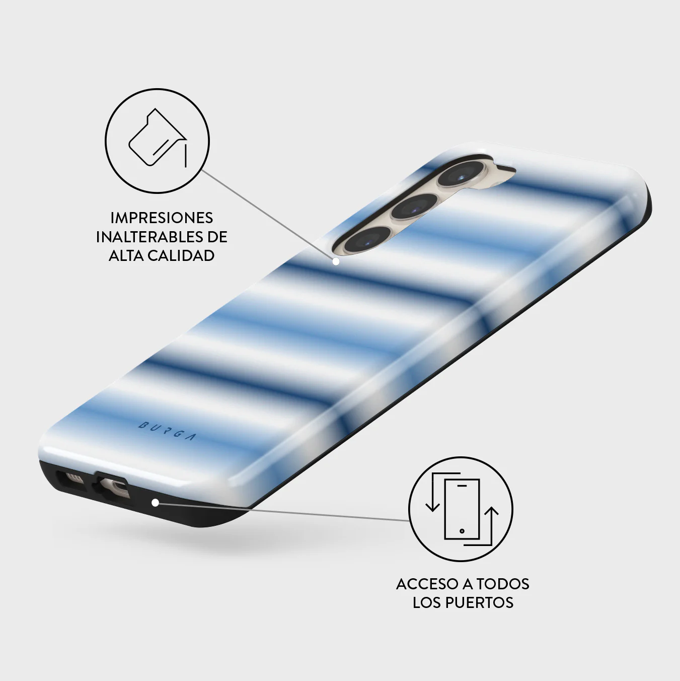 White Noise - Samsung Galaxy S23 Plus Funda - Image 3