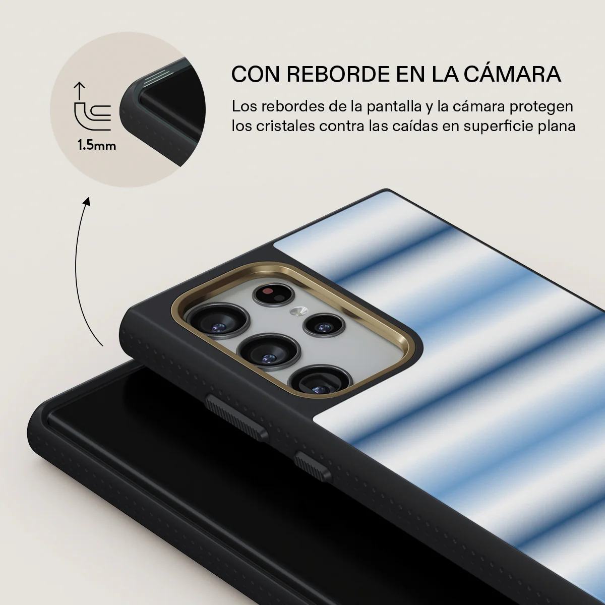 White Noise - Samsung Galaxy S23 Ultra Funda - Image 8