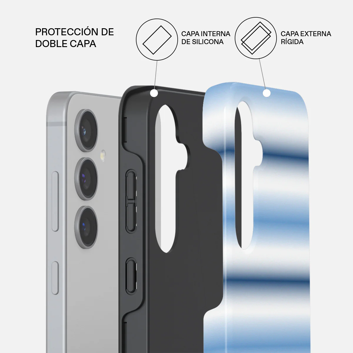 White Noise - Samsung Galaxy S24 Plus Funda - Image 2