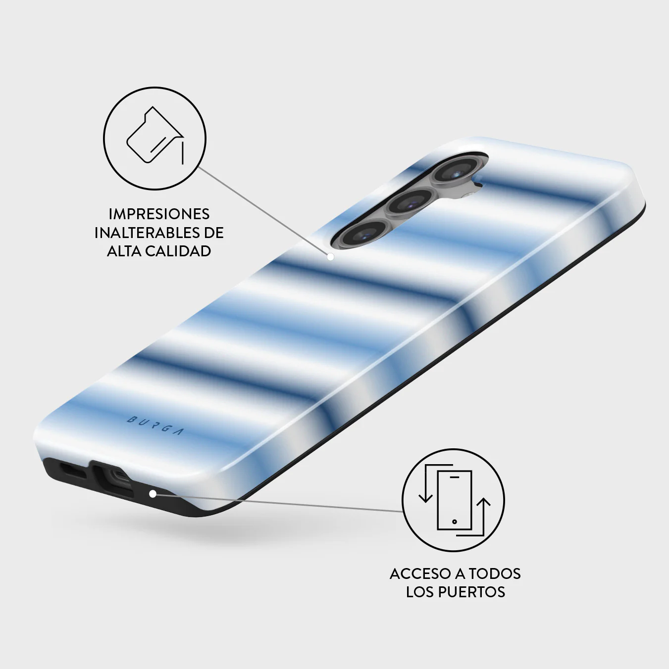 White Noise - Samsung Galaxy S24 Plus Funda - Image 3