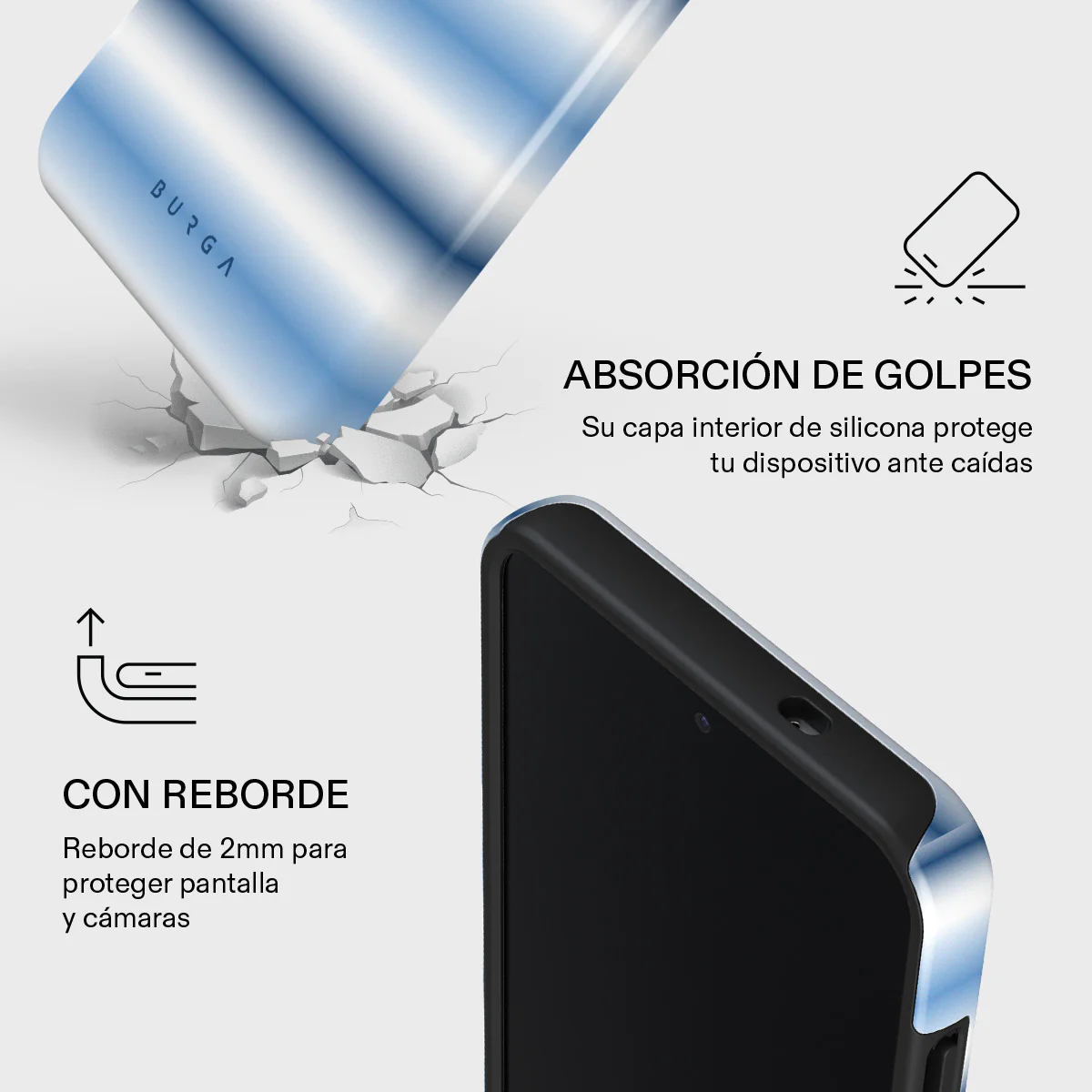 White Noise - Samsung Galaxy S25 Plus Funda - Image 4