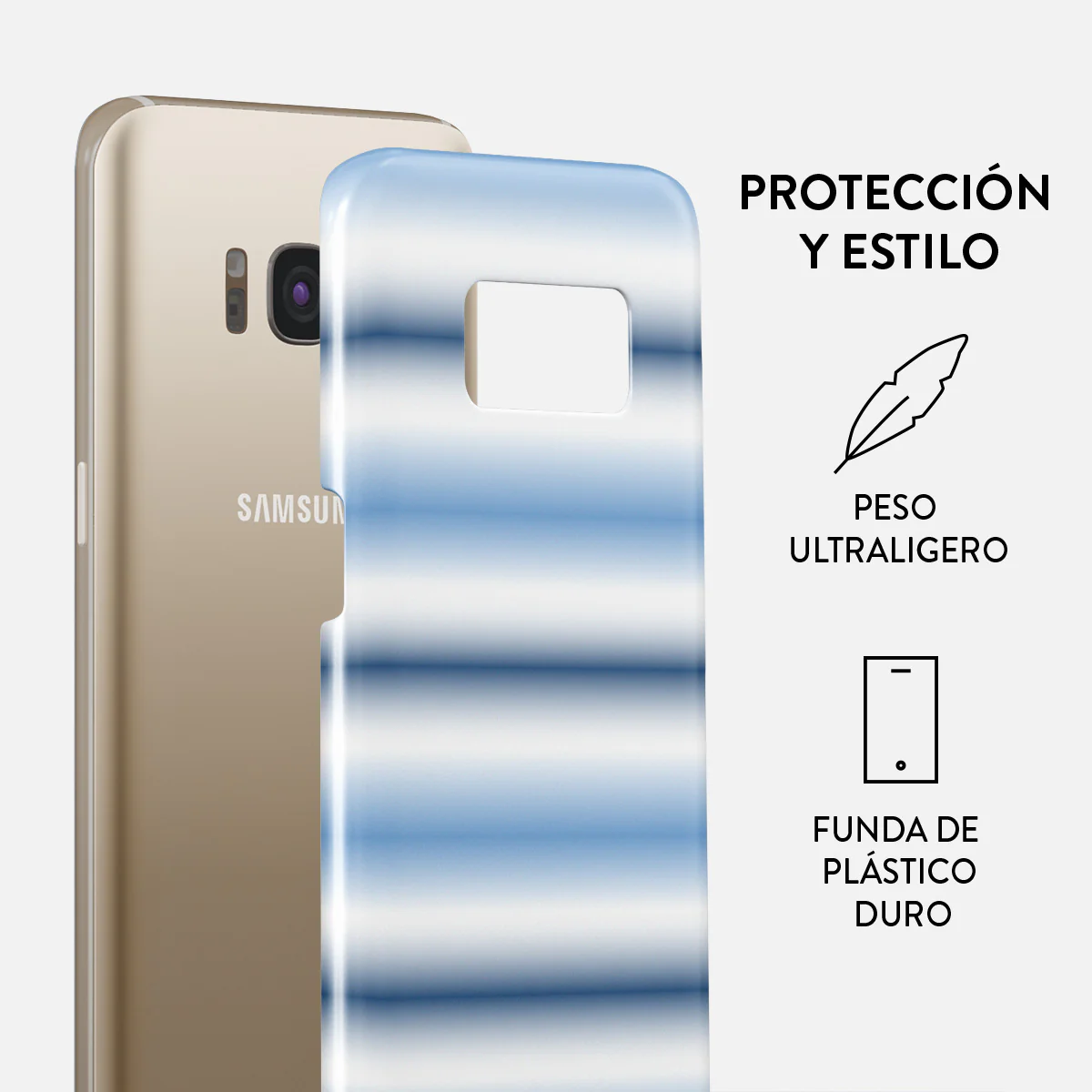 White Noise - Samsung Galaxy S8 Funda - Image 2