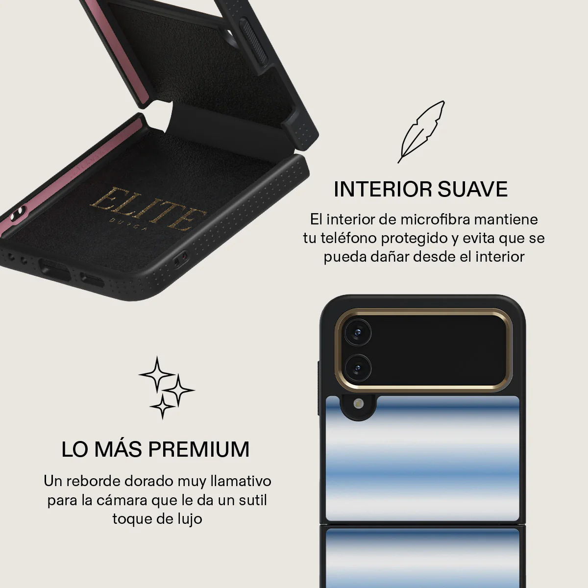 White Noise - Samsung Galaxy Z Flip 4 Funda - Image 19