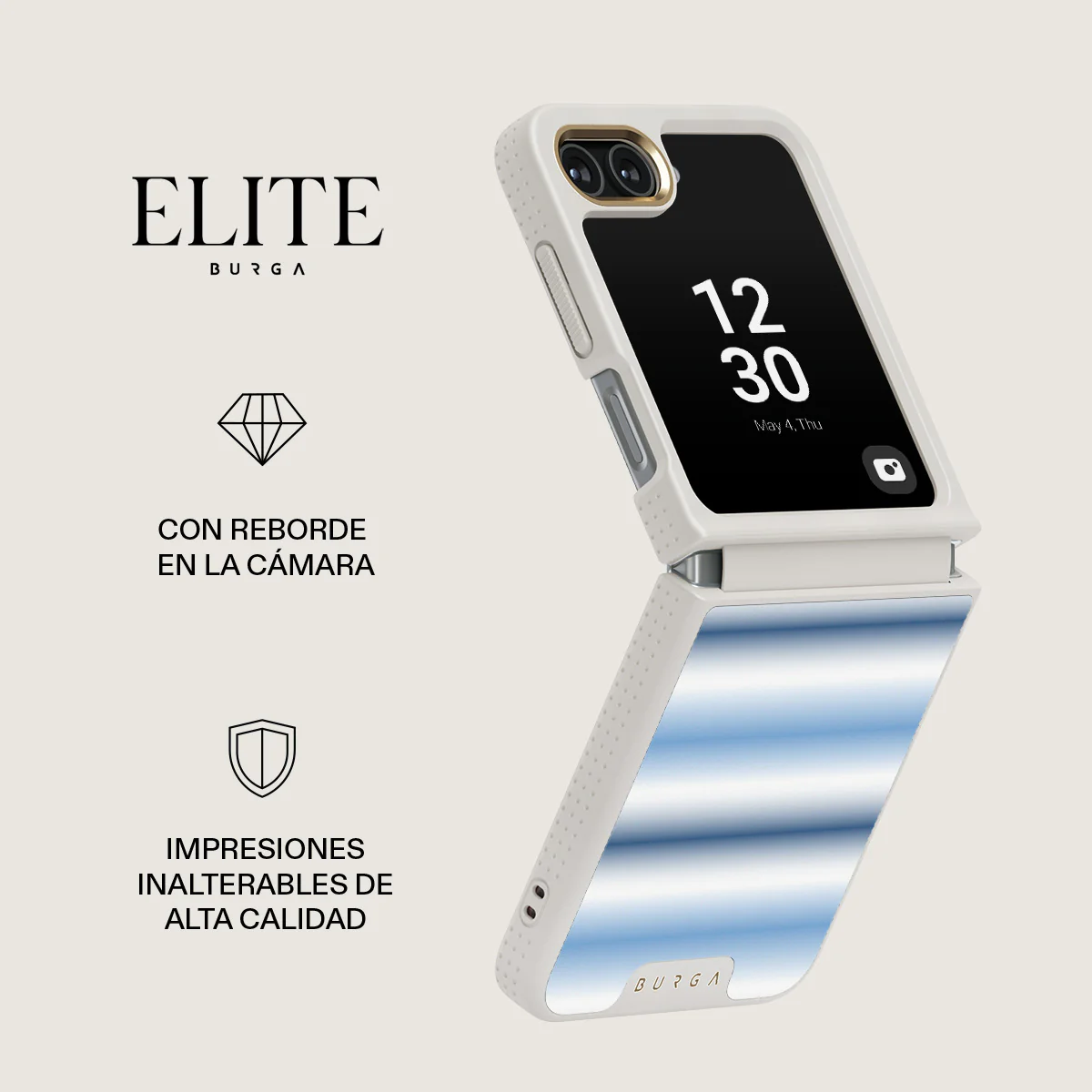 White Noise - Samsung Galaxy Z Flip 5 Funda - Image 23