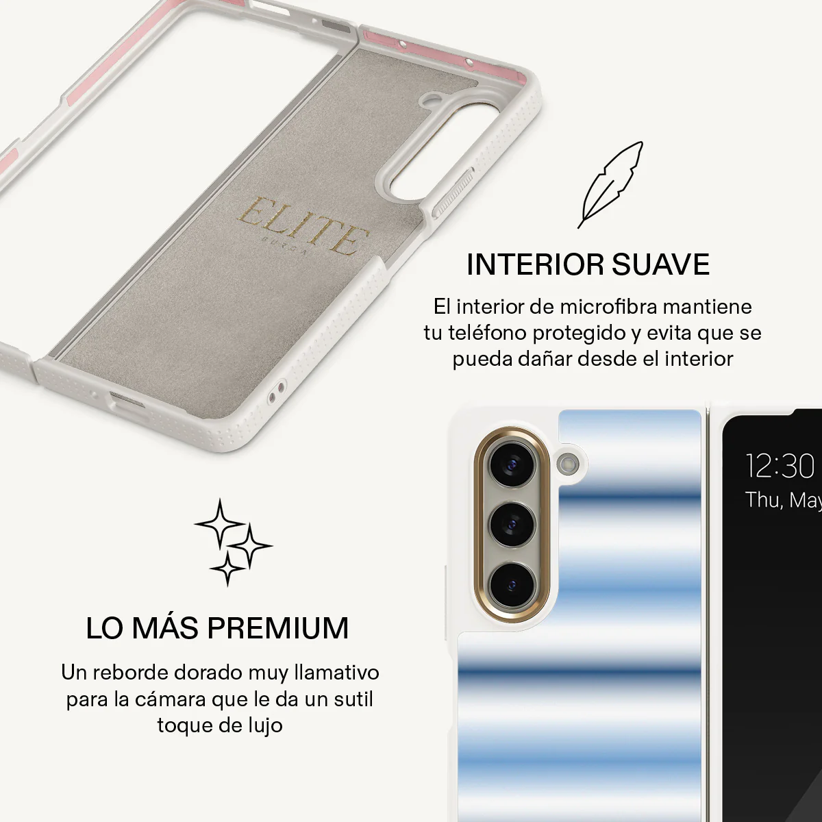 White Noise - Samsung Galaxy Z Fold 5 Funda - Image 20