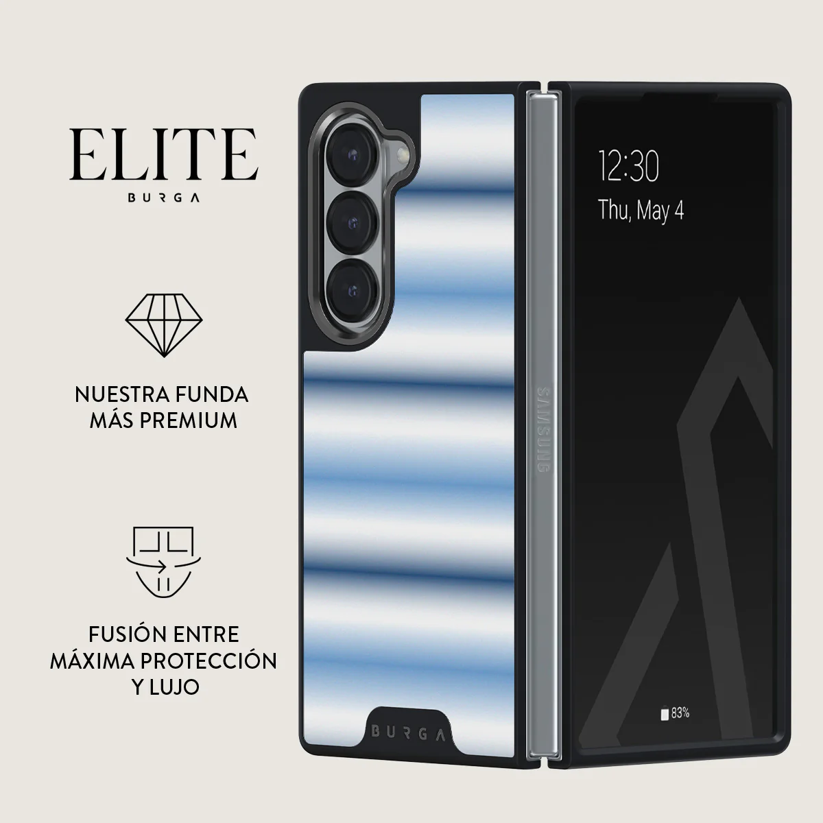 White Noise - Samsung Galaxy Z Fold 6 Funda - Image 9