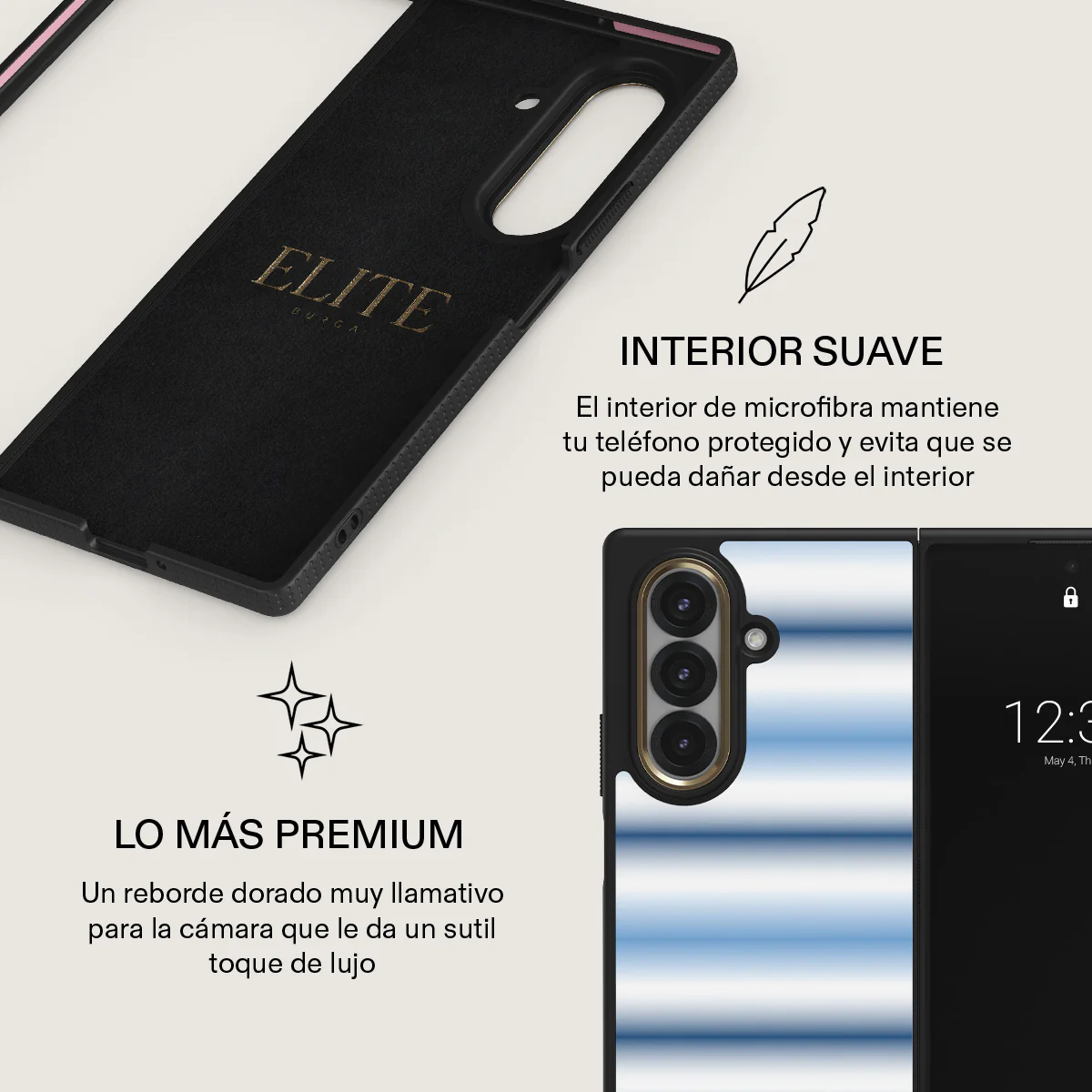 White Noise - Samsung Galaxy Z Fold 7 Funda - Image 6