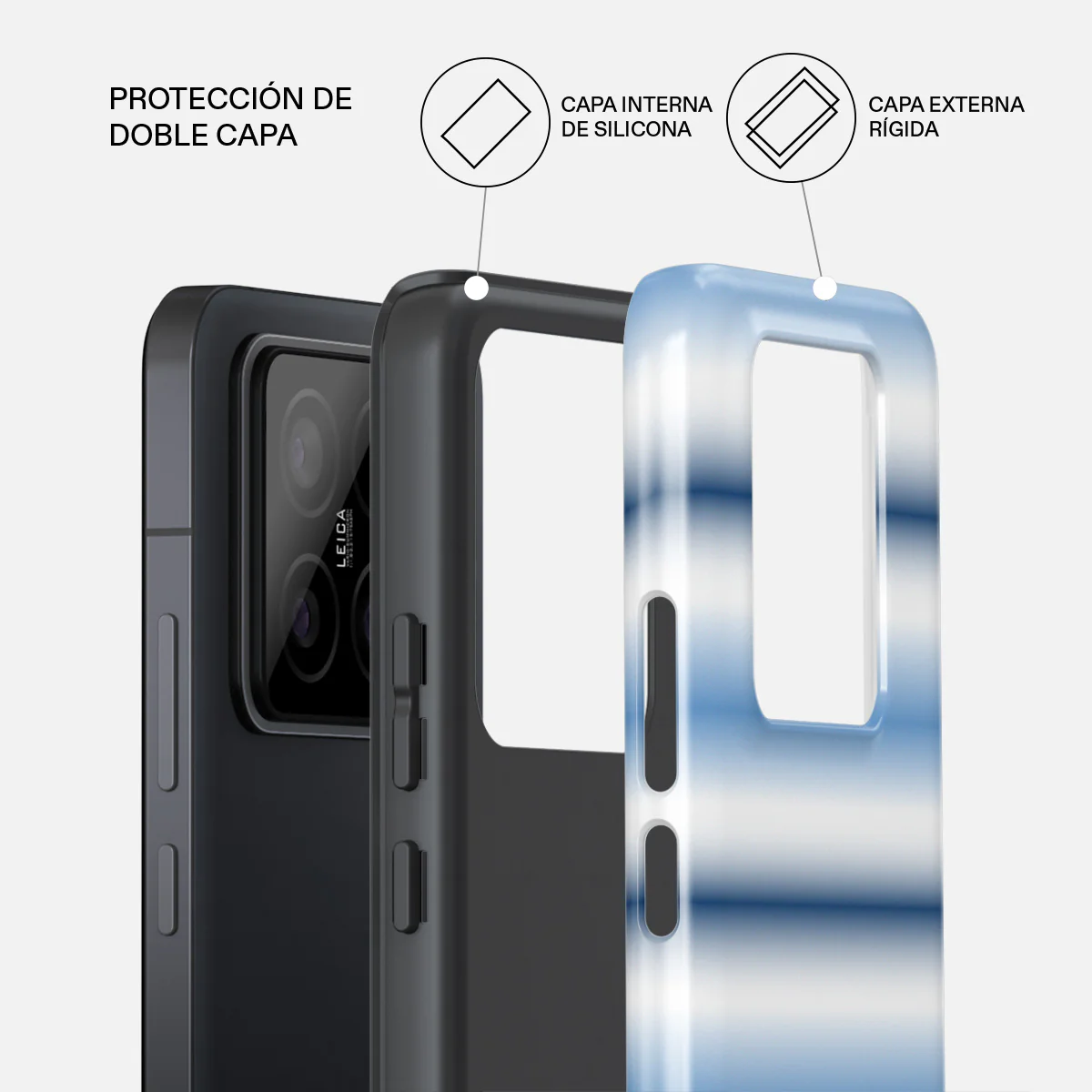 White Noise - Xiaomi 14 Pro Funda - Image 2