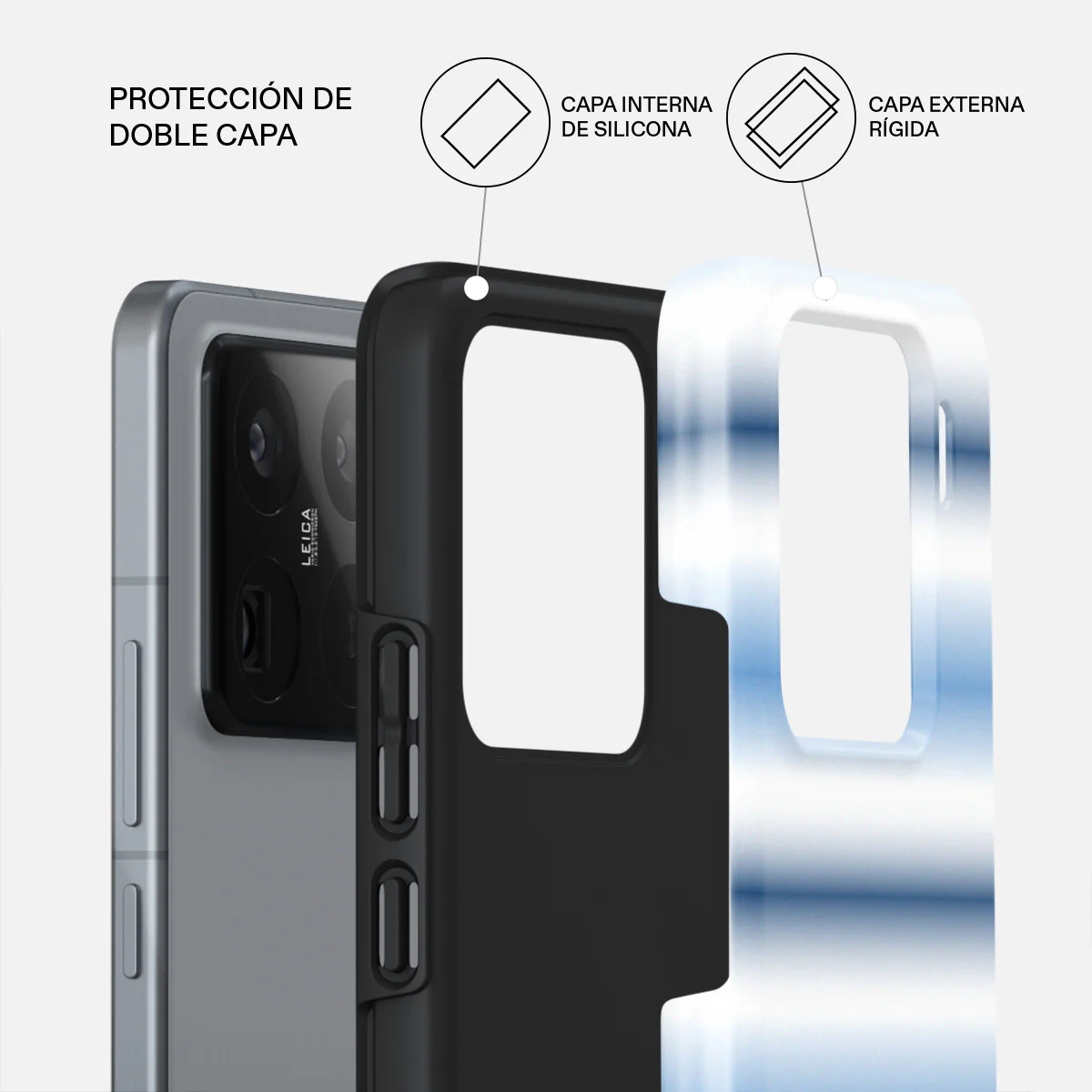 White Noise - Xiaomi 15 Pro Funda - Image 2