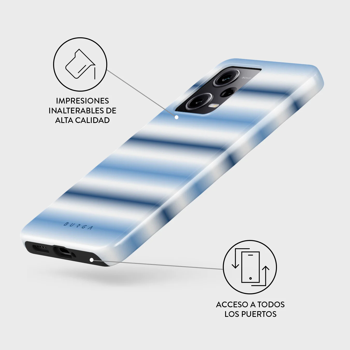 White Noise - Xiaomi Redmi Note 12 Pro+ 5G Funda - Image 3