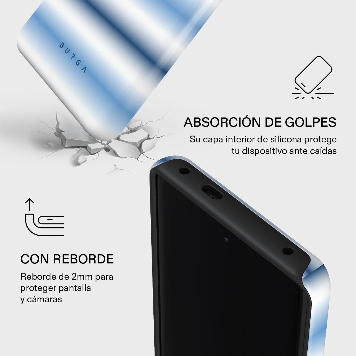 White Noise - Xiaomi Redmi Note 14 Pro 5G Funda - Image 4