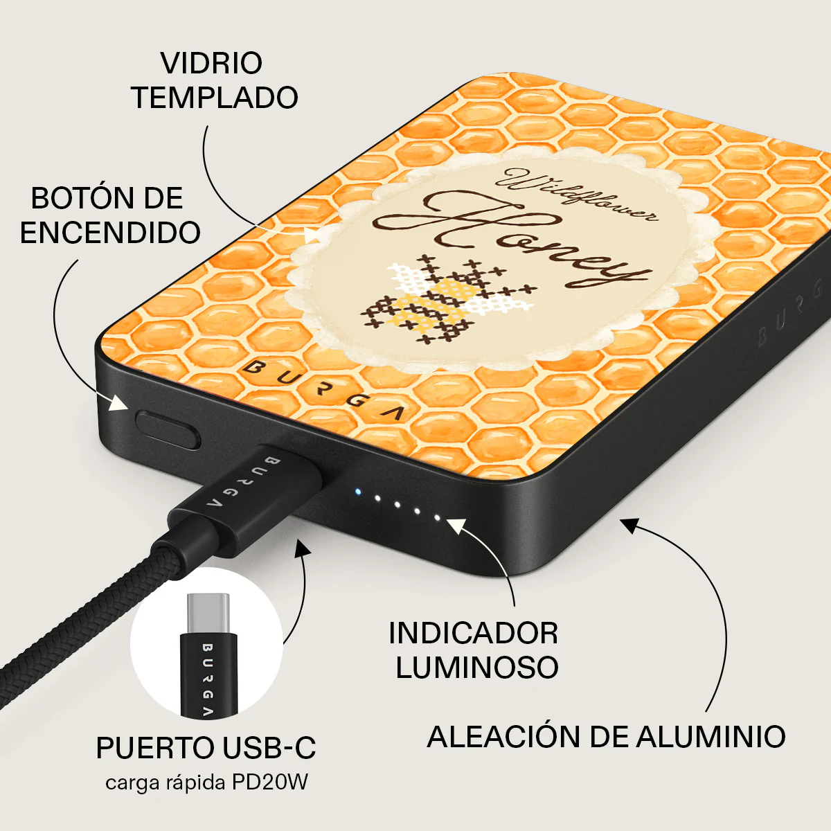 Wildflower Honey - Power Bank Magnético - Image 20