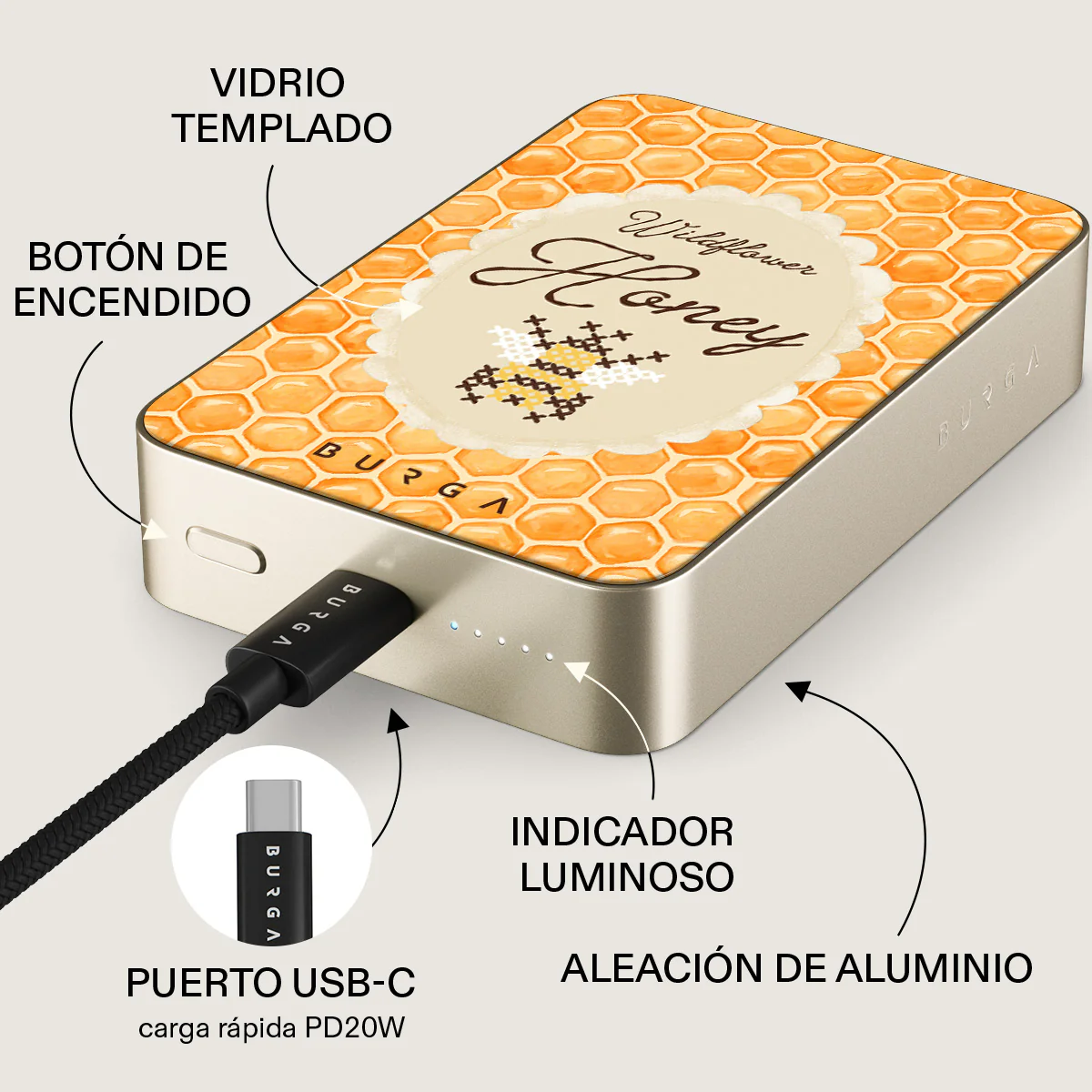 Wildflower Honey - Power Bank Magnético - Image 40