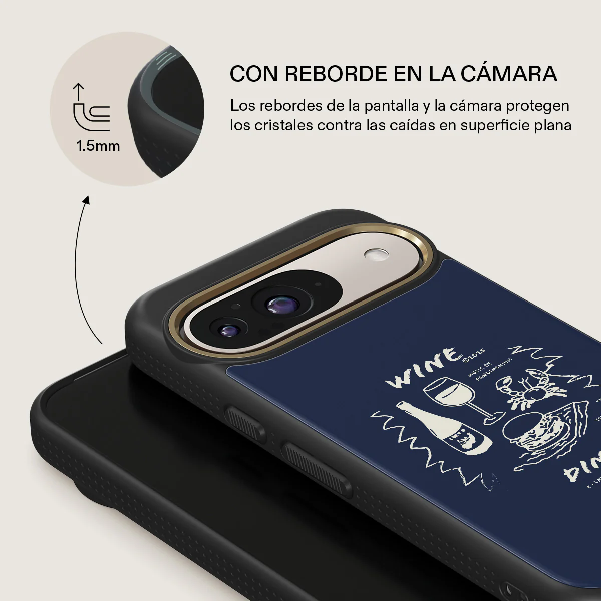 Wine & Dine - Google Pixel 10 Funda - Image 8