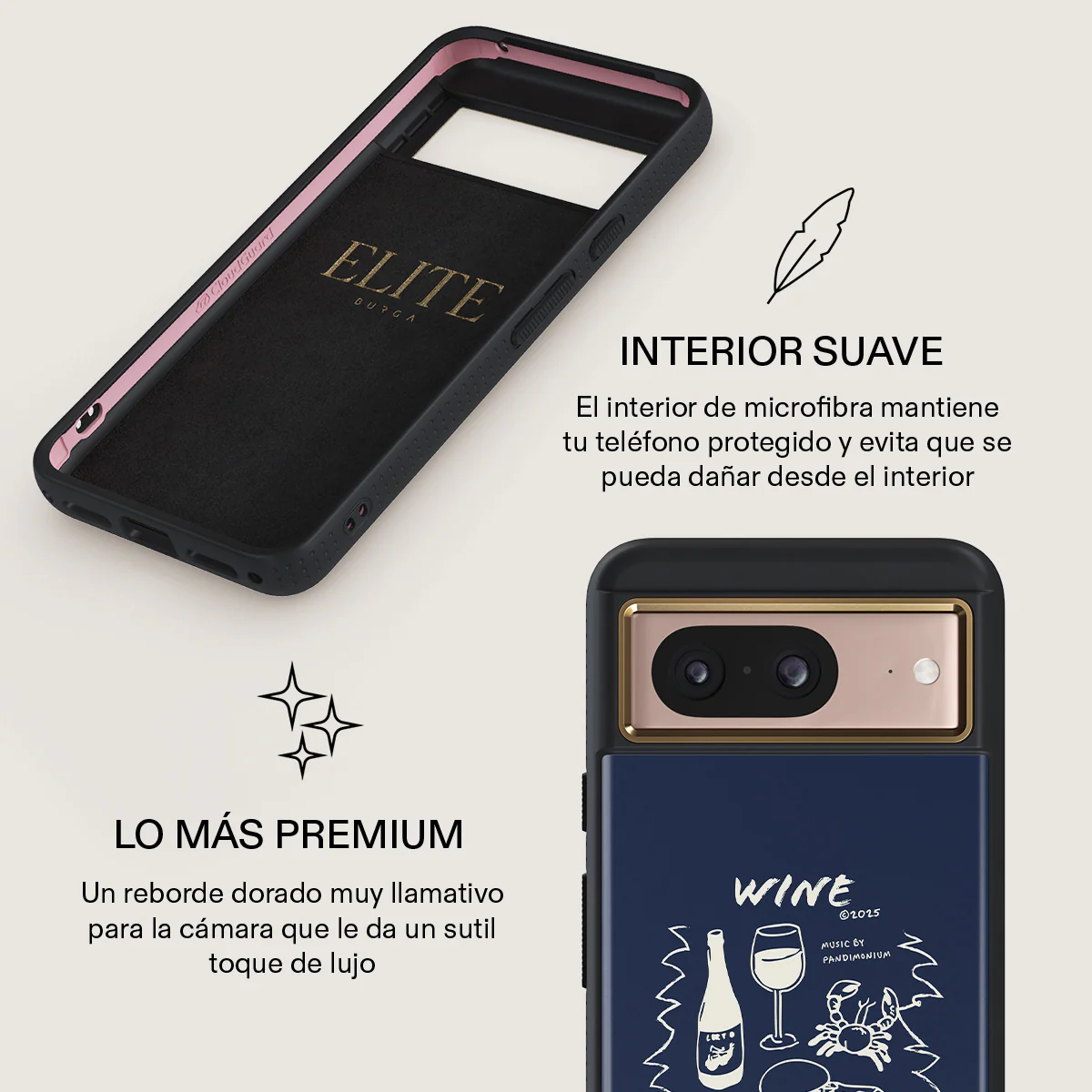 Wine & Dine - Google Pixel 8 Funda - Image 10