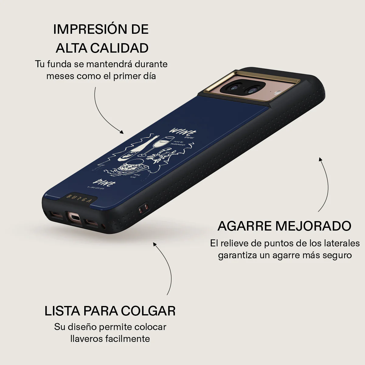 Wine & Dine - Google Pixel 8 Funda - Image 9