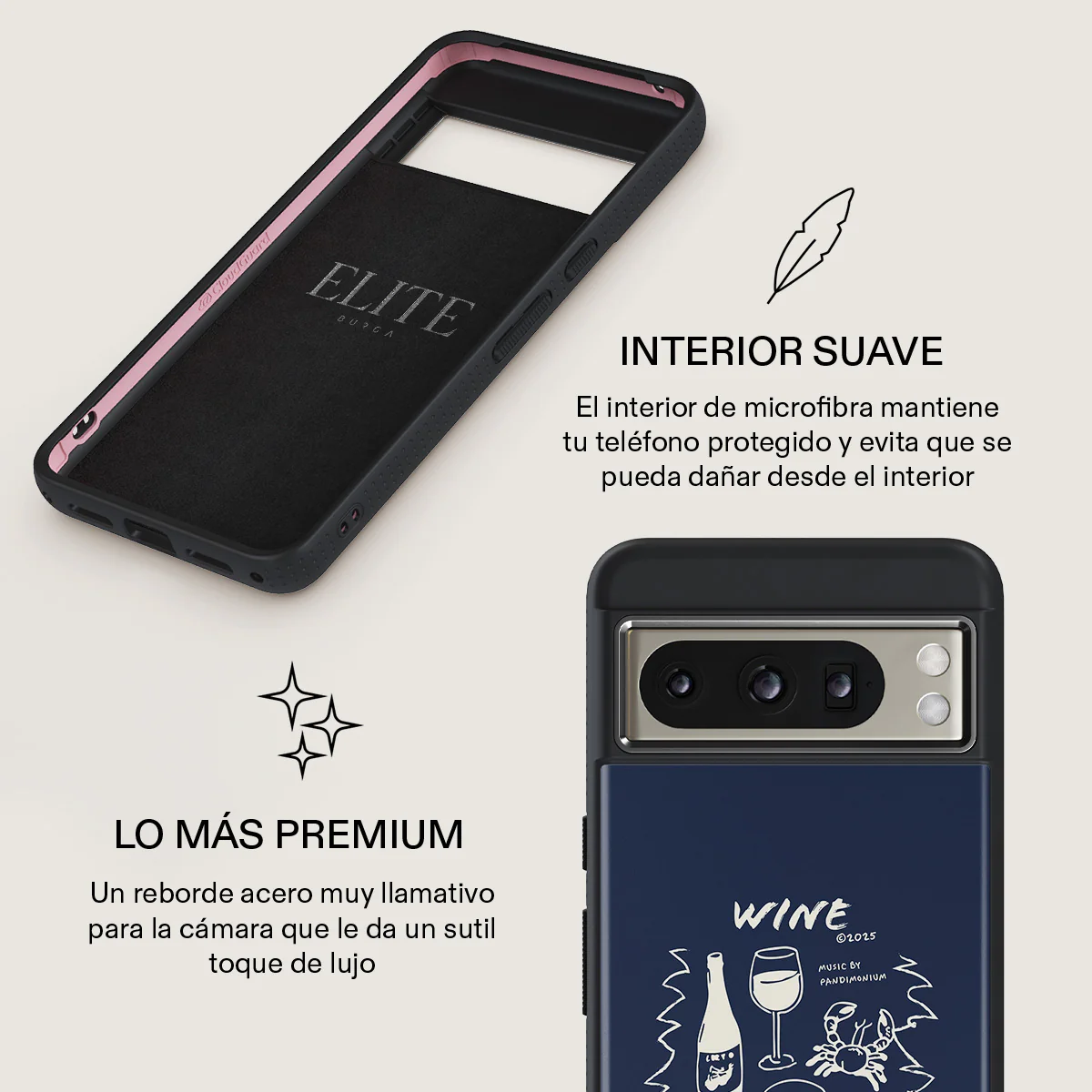 Wine & Dine - Google Pixel 8 Pro Funda - Image 17
