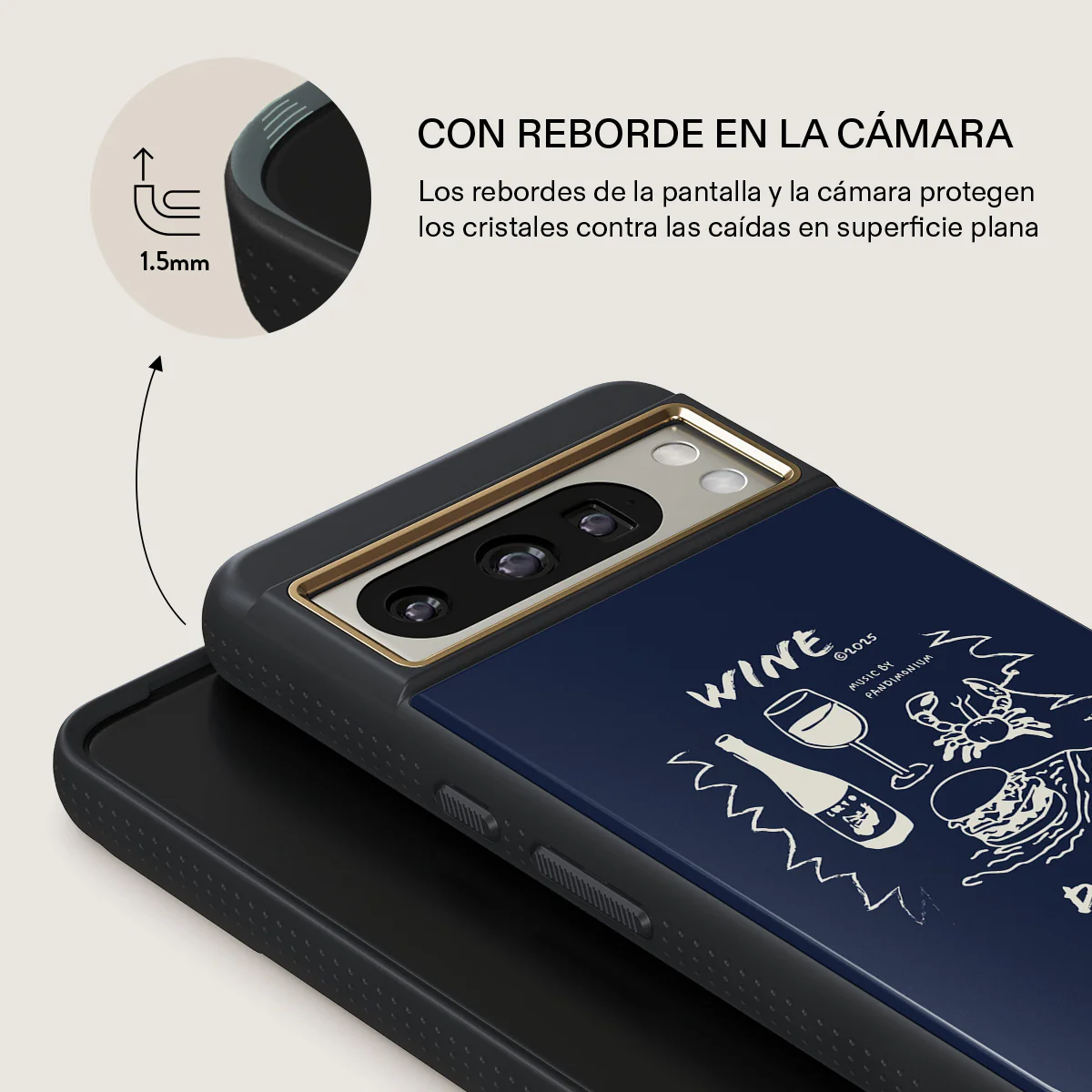 Wine & Dine - Google Pixel 8 Pro Funda - Image 8