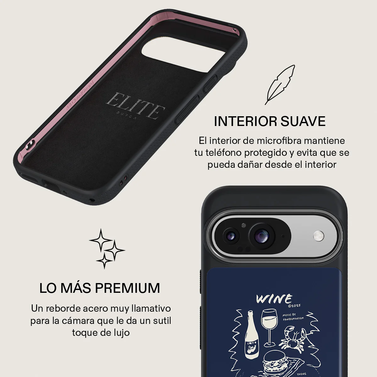 Wine & Dine - Google Pixel 9 Funda - Image 17