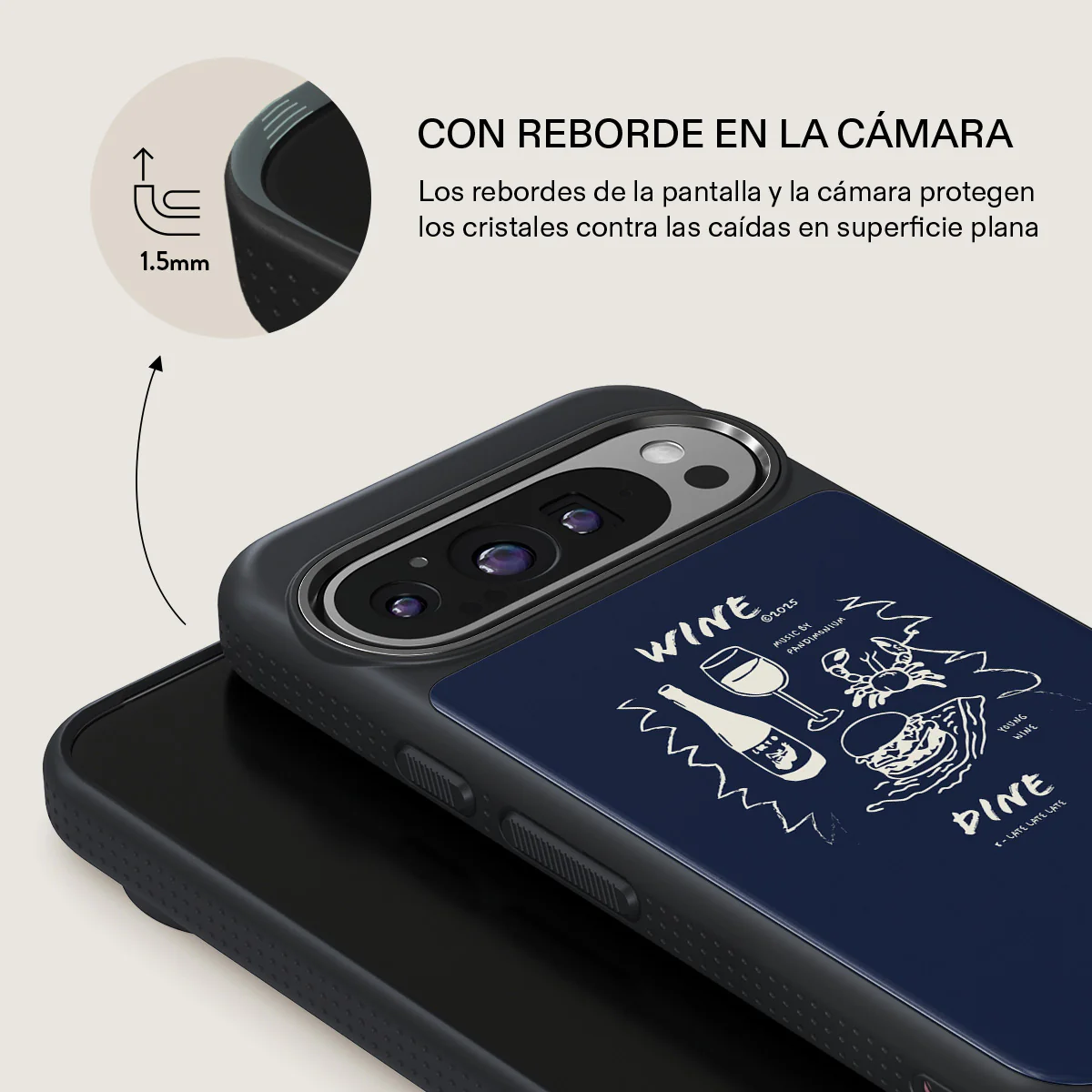 Wine & Dine - Google Pixel 9 Pro XL Funda - Image 15
