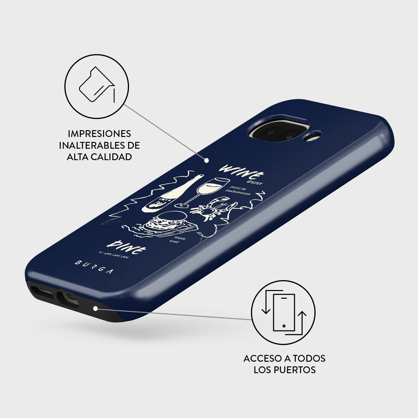 Wine & Dine - Google Pixel 9a Funda - Image 3