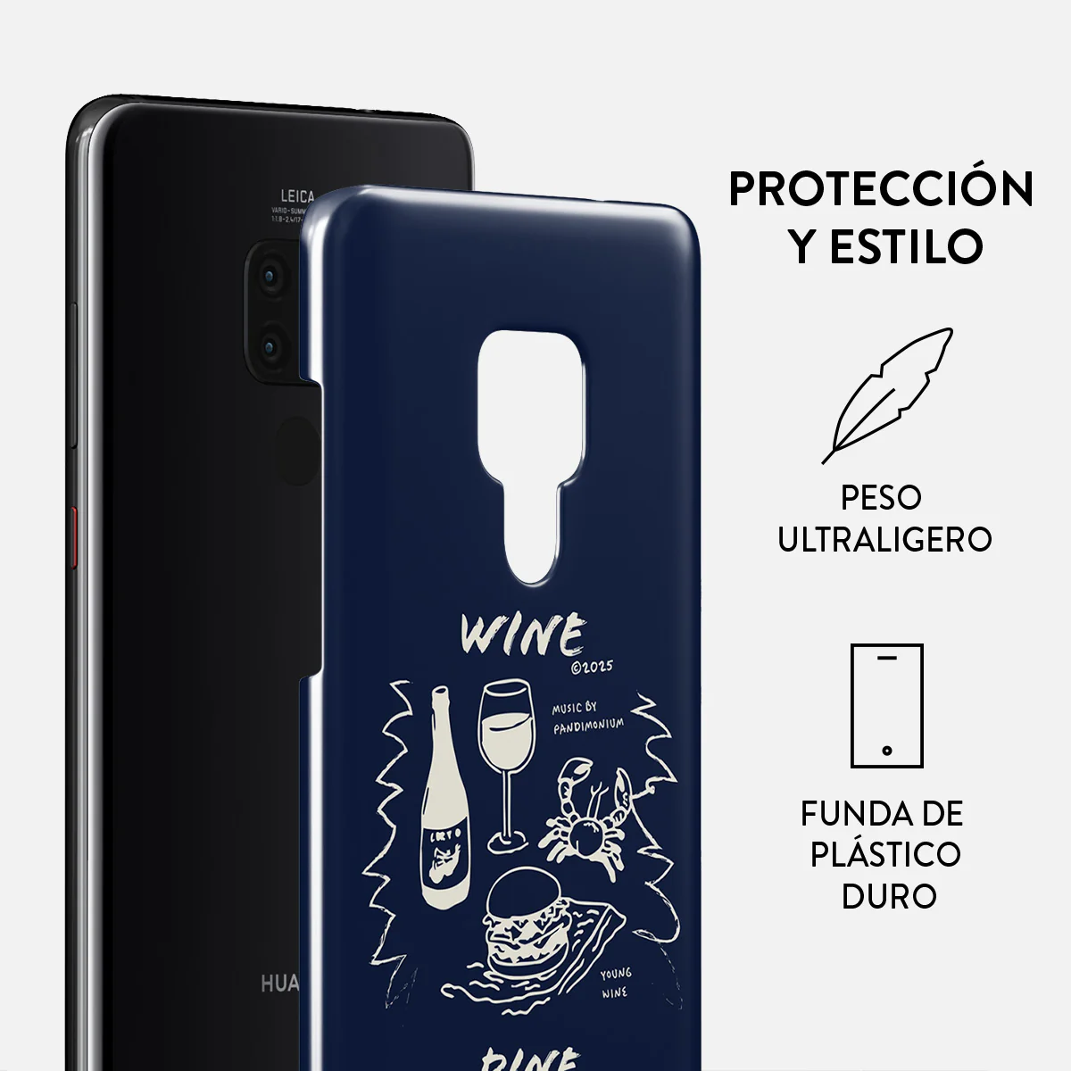 Wine & Dine - Huawei Mate 20 Funda - Image 2