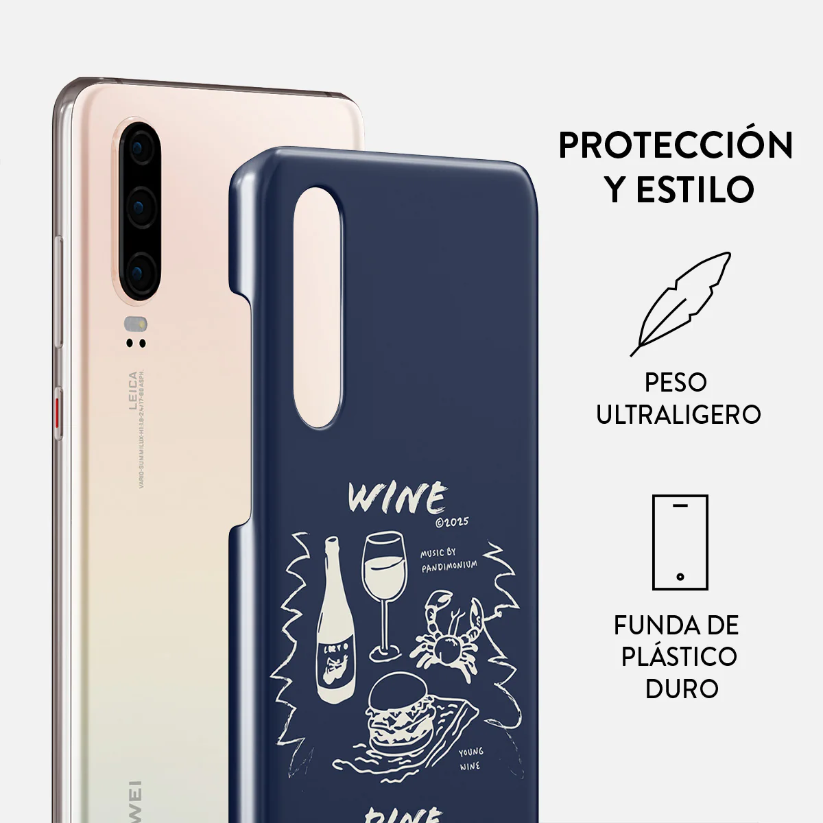 Wine & Dine - Huawei P30 Funda - Image 2