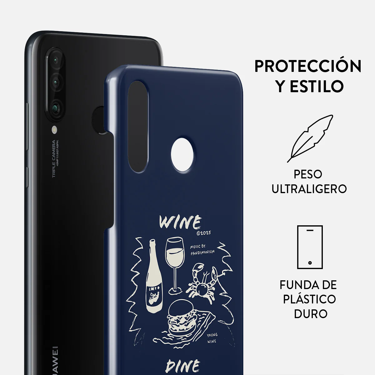 Wine & Dine - Huawei P30 Lite Funda - Image 2