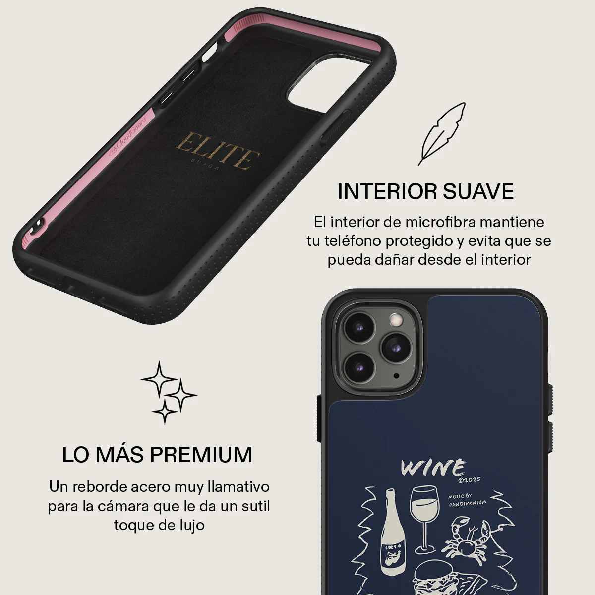 Wine & Dine - iPhone 11 Pro Max Funda - Image 21