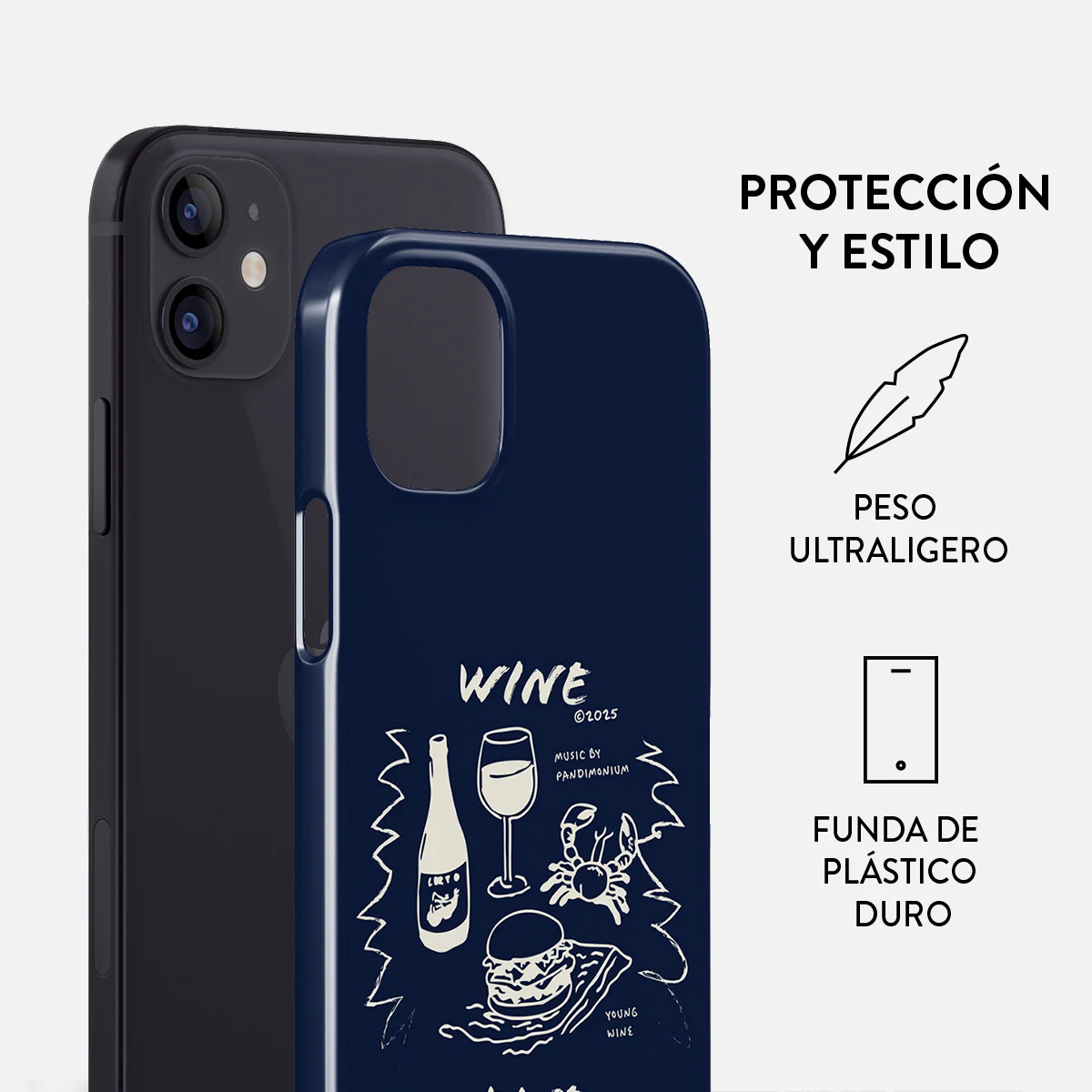 Wine & Dine - iPhone 12 Mini Funda - Image 2