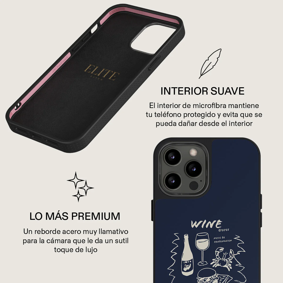 Wine & Dine - iPhone 12 Pro Funda - Image 17