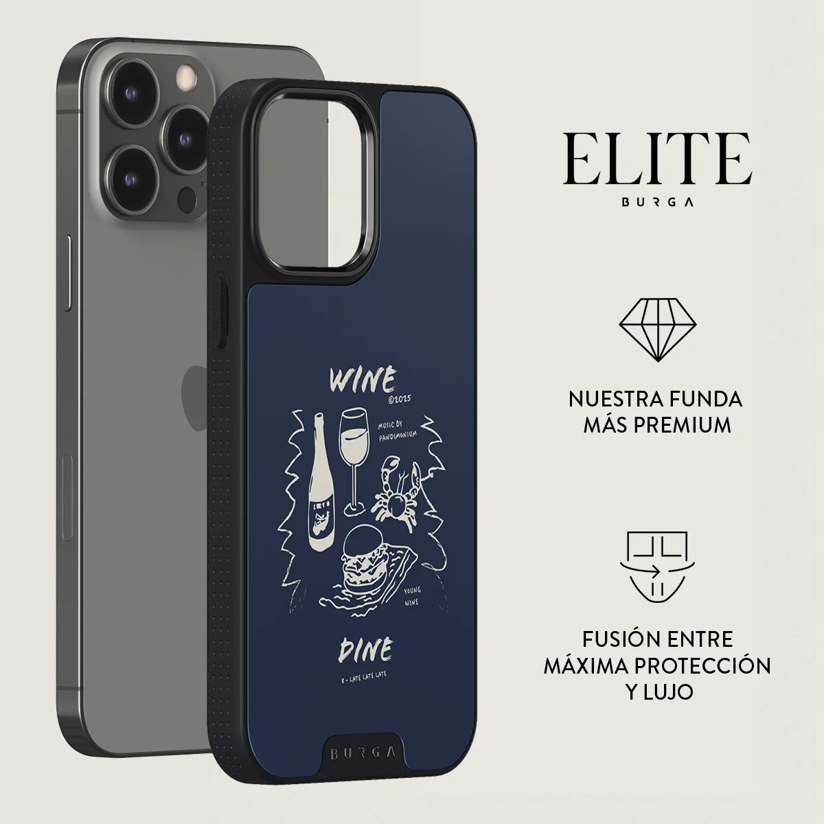 Wine & Dine - iPhone 13 Pro Max Funda - Image 13