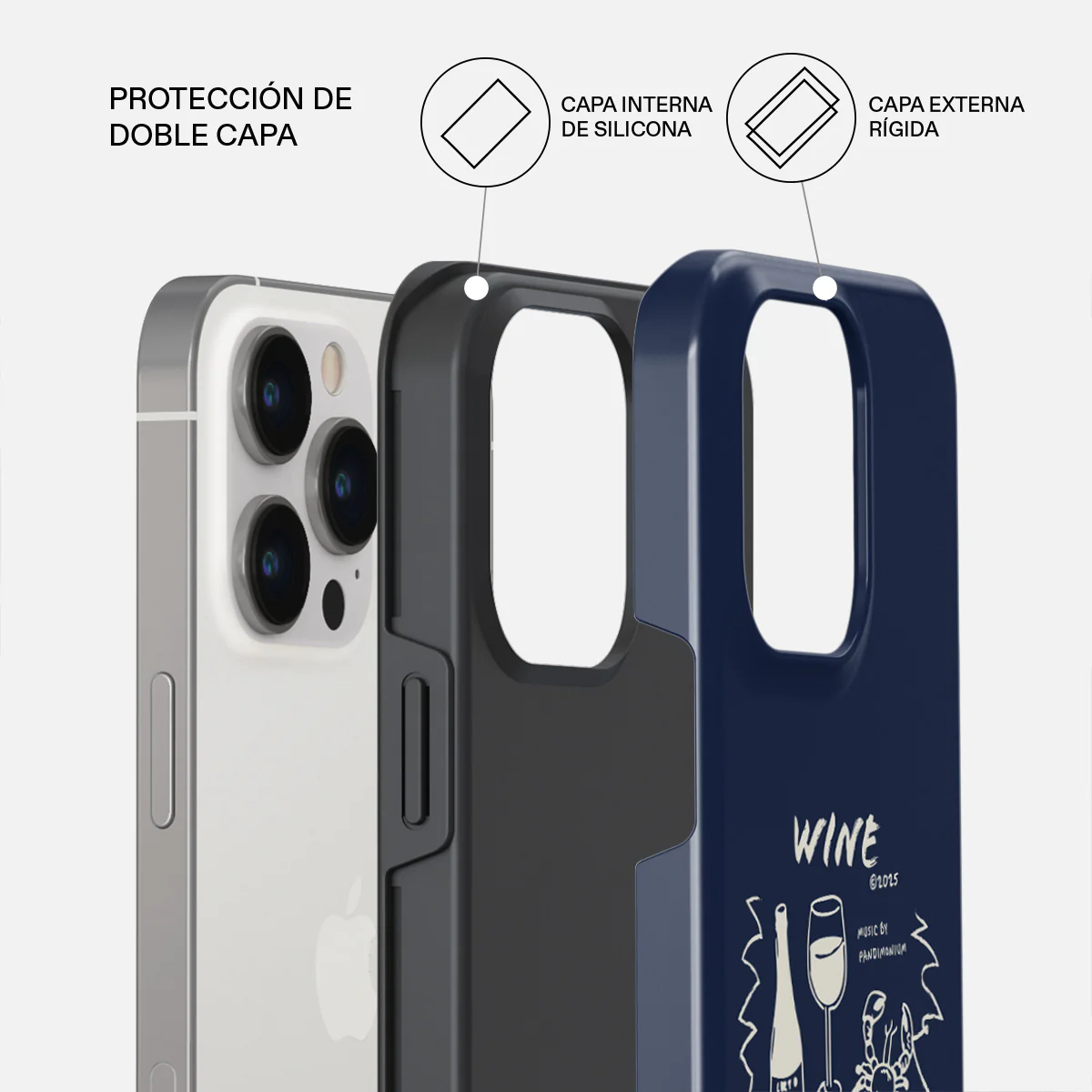 Wine & Dine - iPhone 13 Pro Max Funda - Image 2